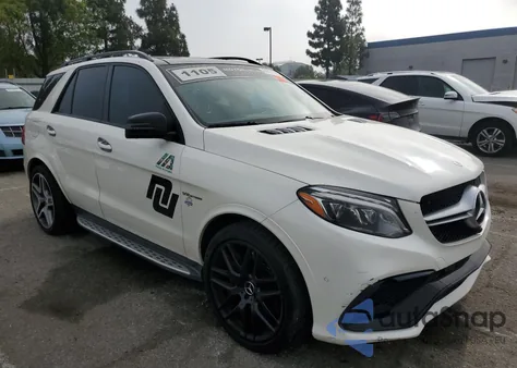 2017 Mercedes-Benz Gle 63 Amg-S 4Matic из США, поврежденный, VIN 4JGDA7FB6HA830886